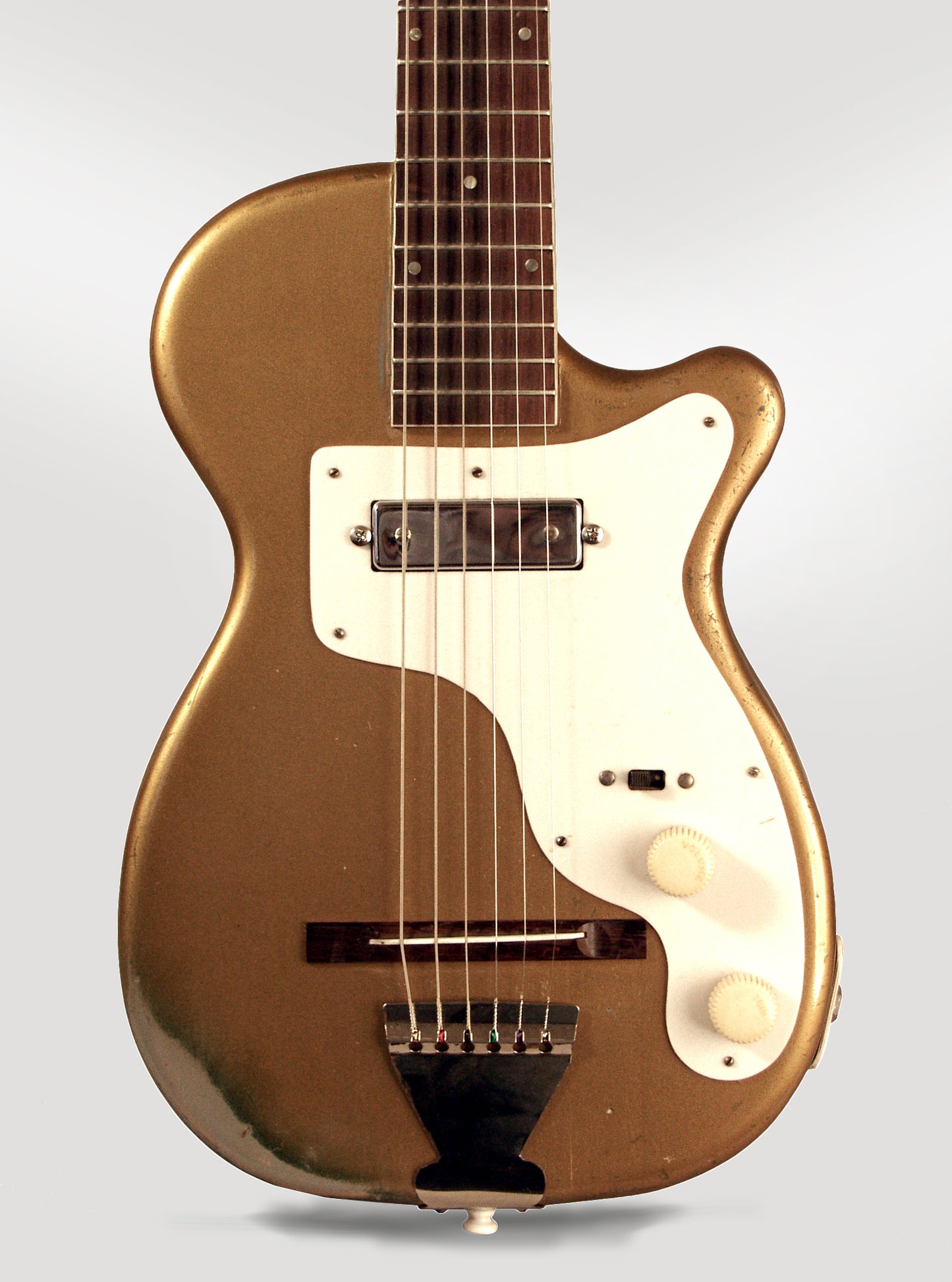 Harmony H-44 Stratotone Solid Body Electric Guitar (1957)