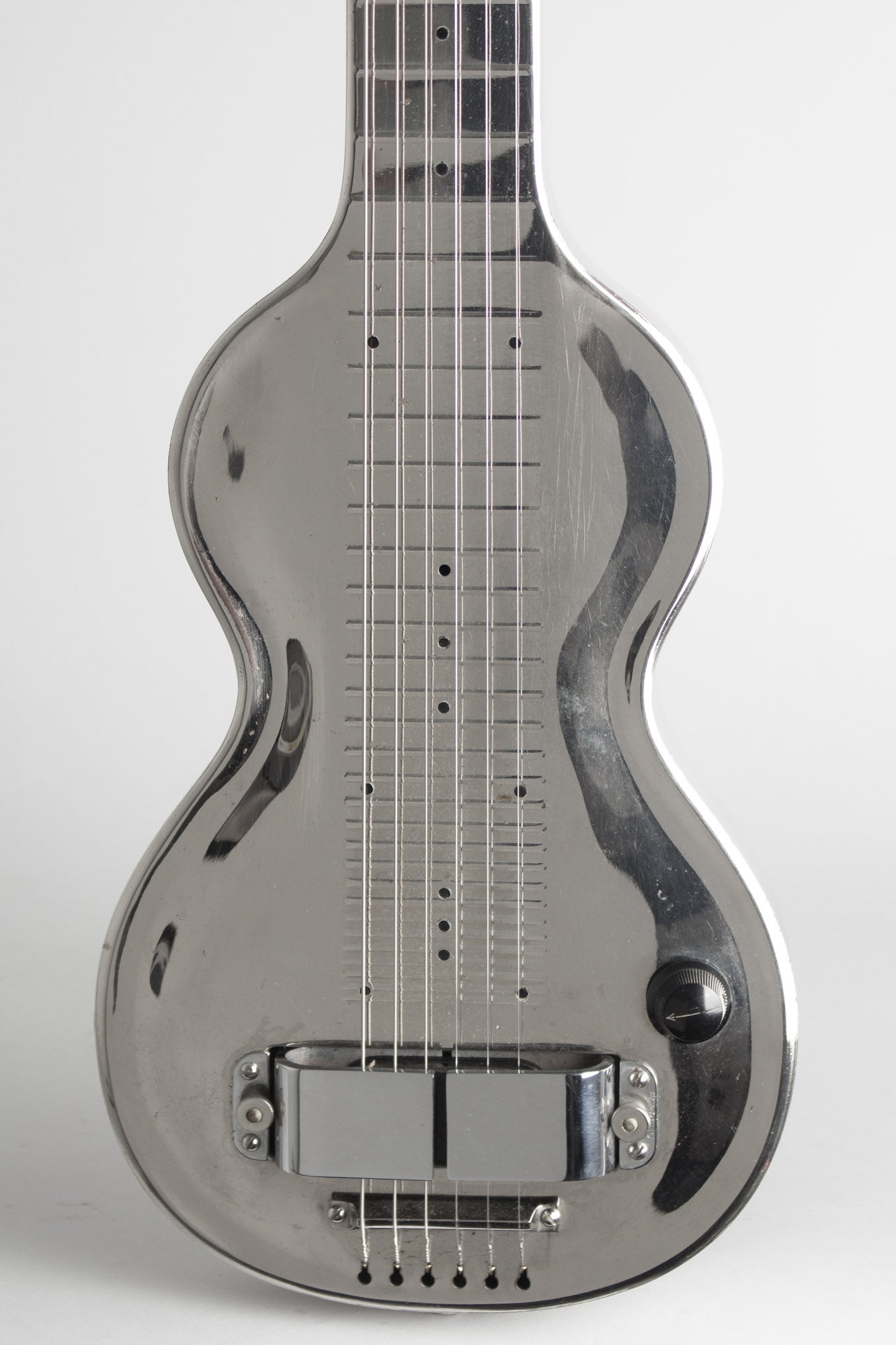 Rickenbacker Silver Hawaiian Lap Steel Electric Guitar (1937)