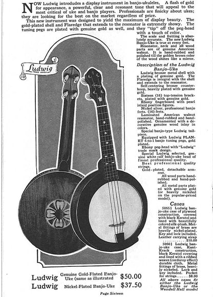 Ludwig Banjo Ukulele (1929)