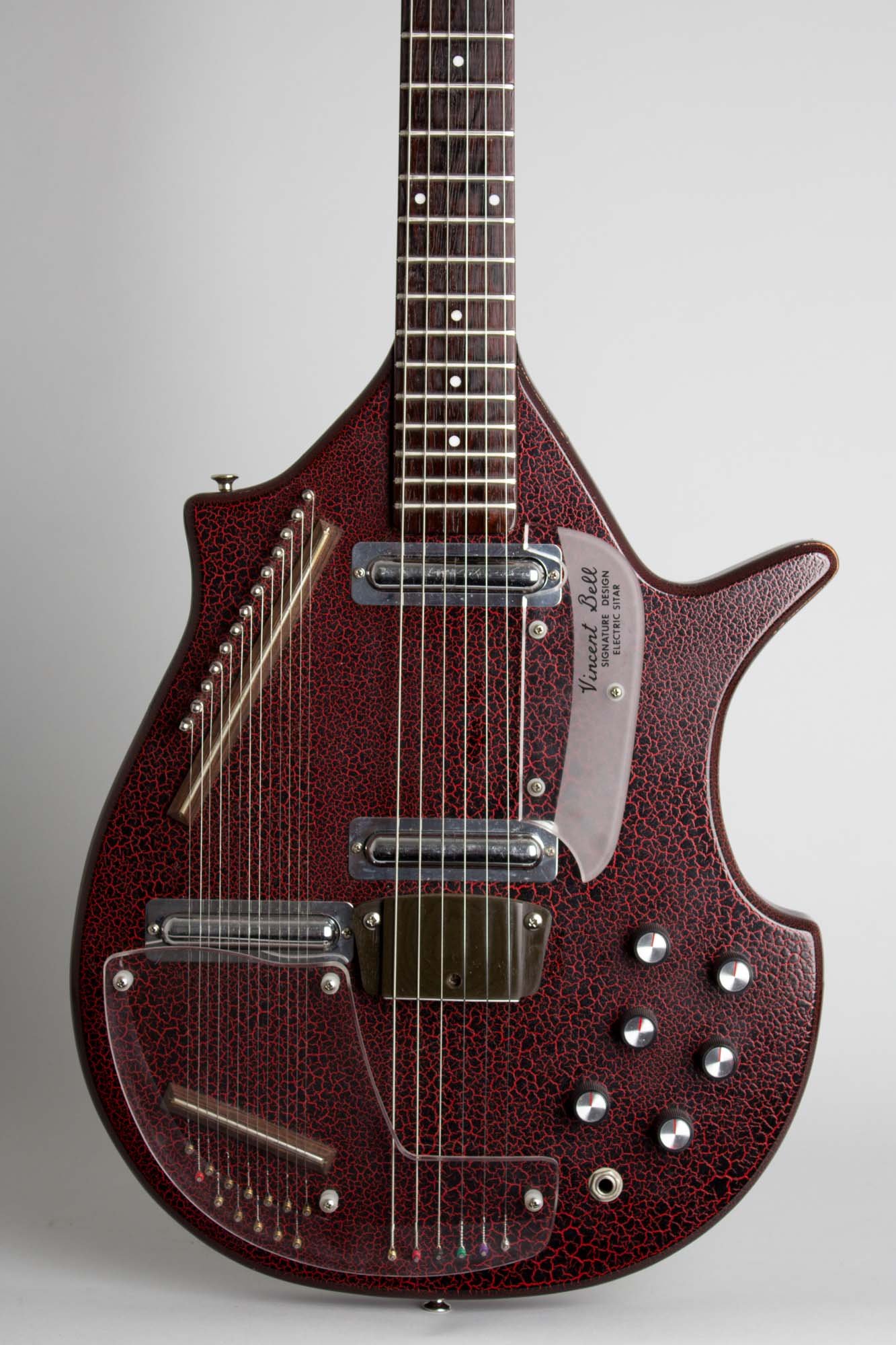 Danelectro Coral Sitar Semi-Hollow Body Electric Guitar (1967)