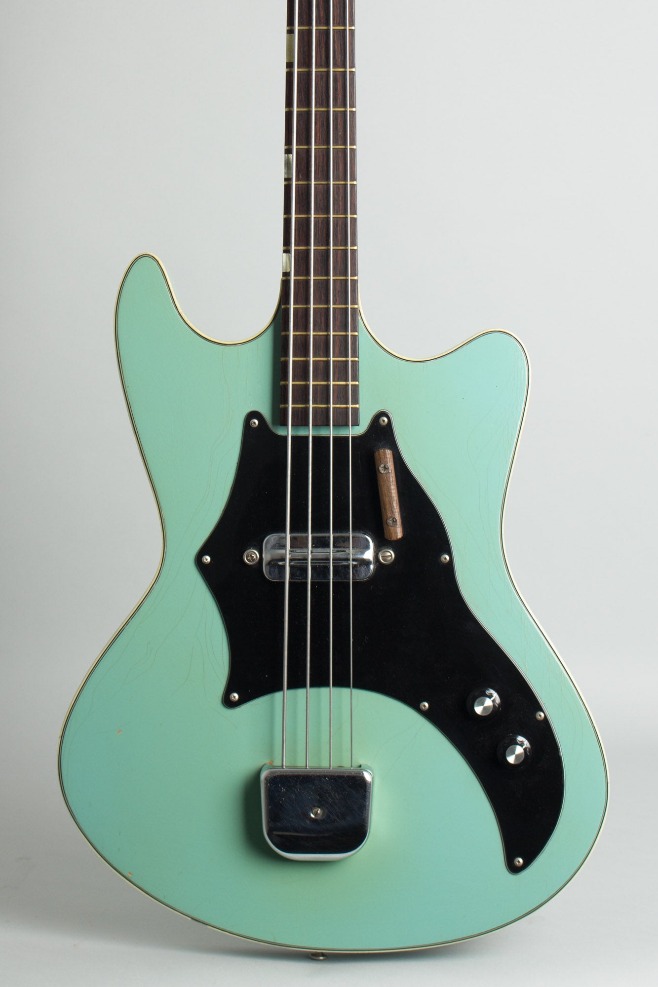Kay Model K-5925 Semi-Hollow Body Electric Bass Guitar (1967)