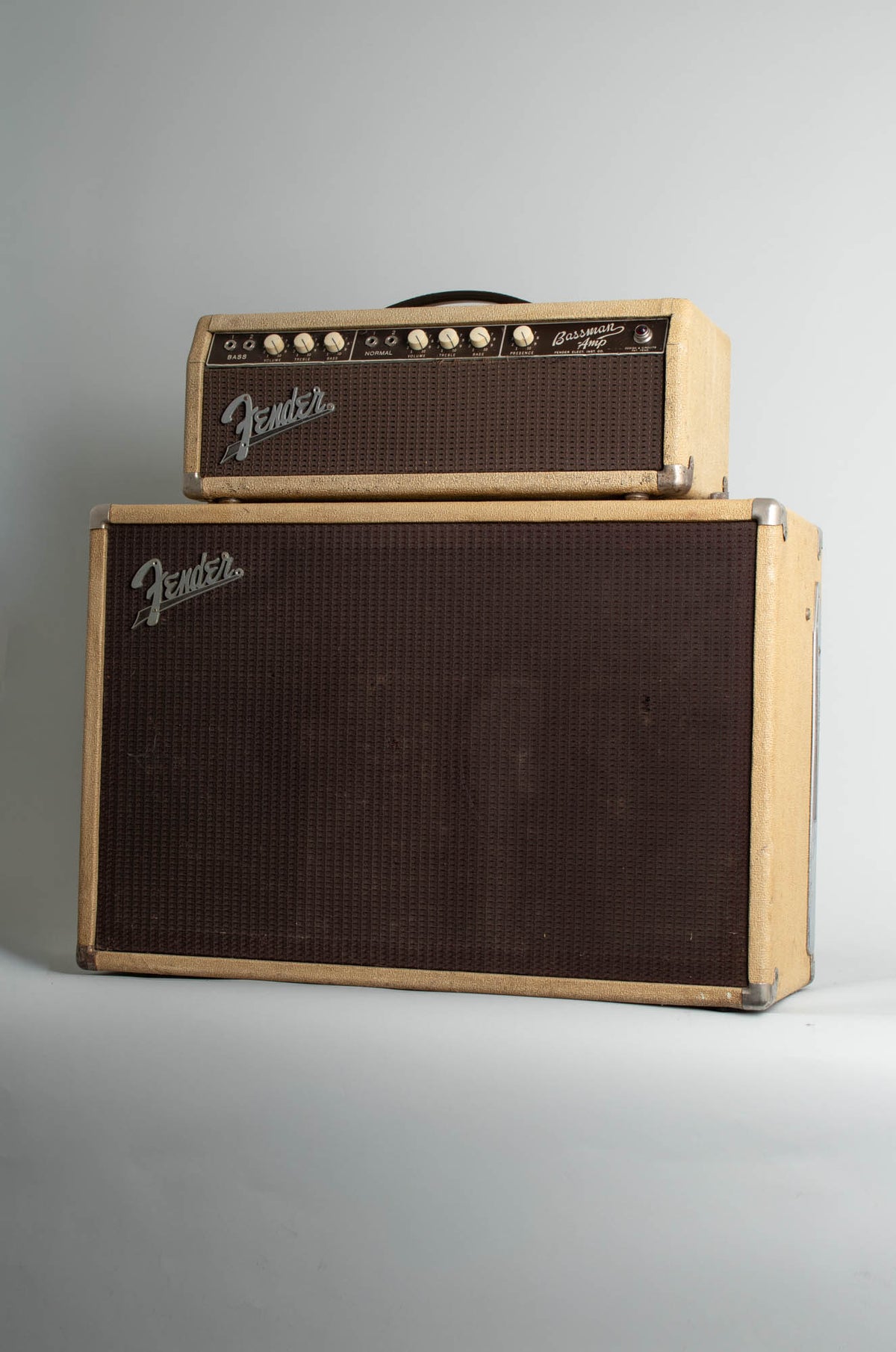 Fender Bassman 6G6-A Piggyback Tube Amplifier (1962)