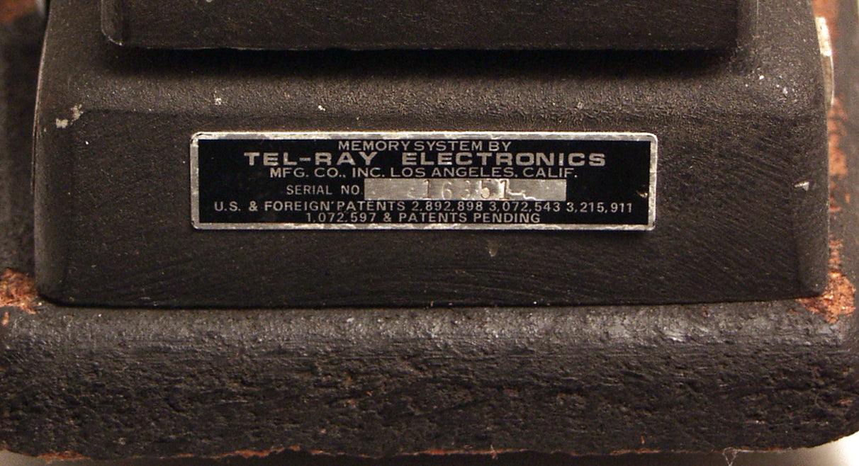 Tel-Ray Electronics Morley Oil Can Delay Pedal Echo Effect (1966)