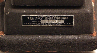 Tel-Ray Electronics Morley Oil Can Delay Pedal Echo Effect (1966)