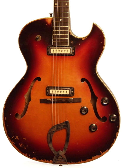 Guild T-100-D Thinline Hollow Body Electric Guitar (1966)