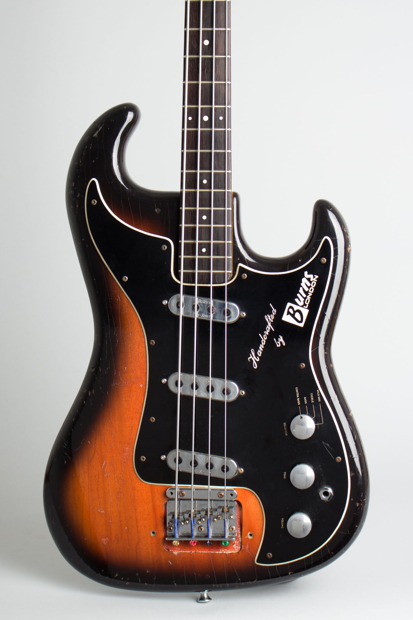 Burns Jazz Bass Solid Body Electric Bass Guitar (1965)