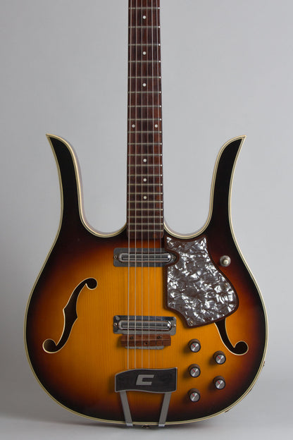 Coral Longhorn L2N6 Hollow Body Electric Guitar (1968)