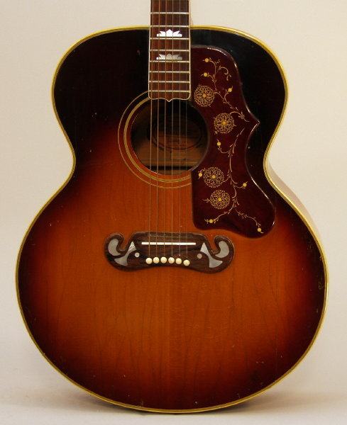 Gibson J-200 Flat Top Acoustic Guitar (1962)