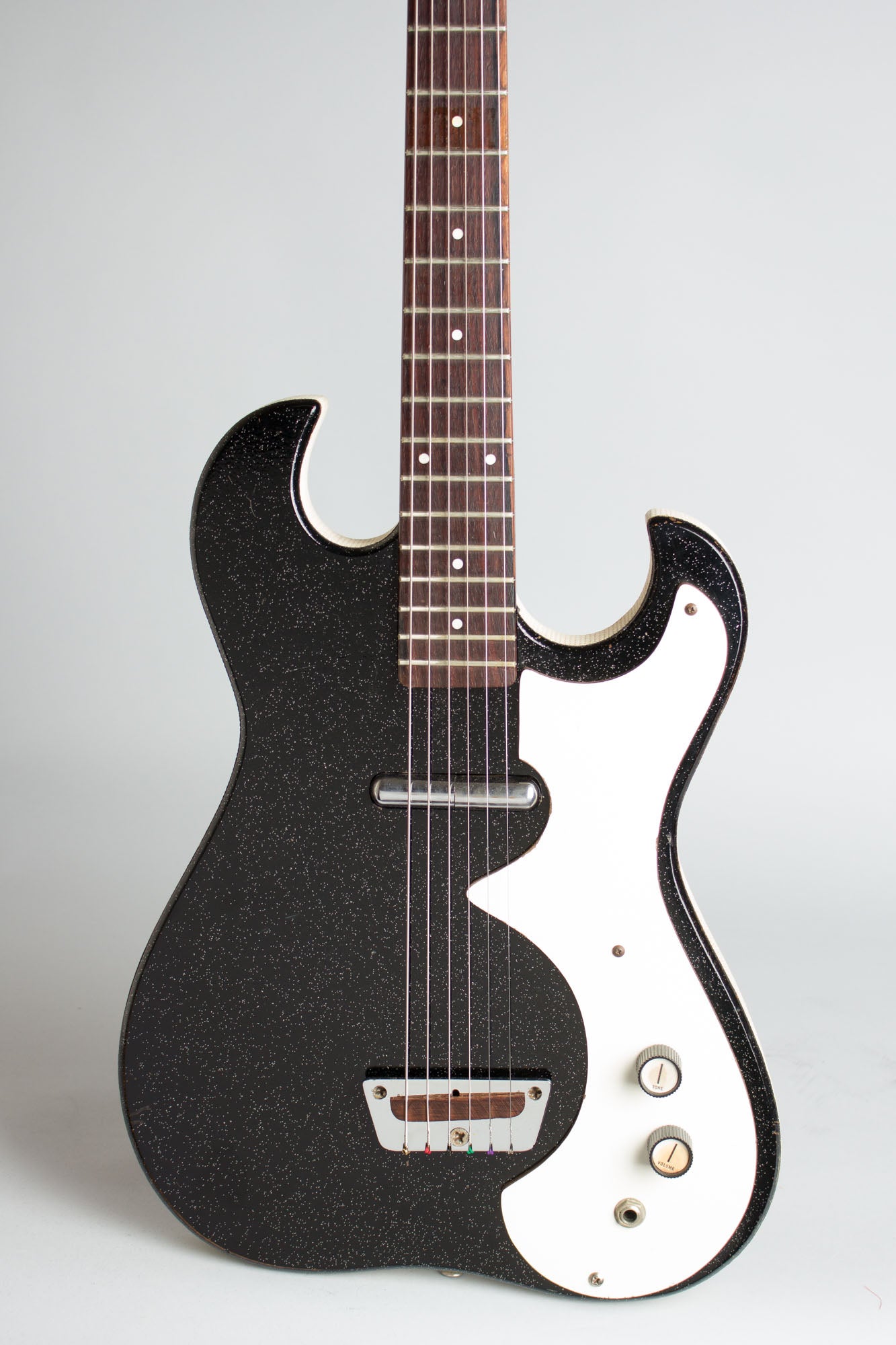 Danelectro Silvertone Model 1448 Semi-Hollow Body Electric Guitar (1965)
