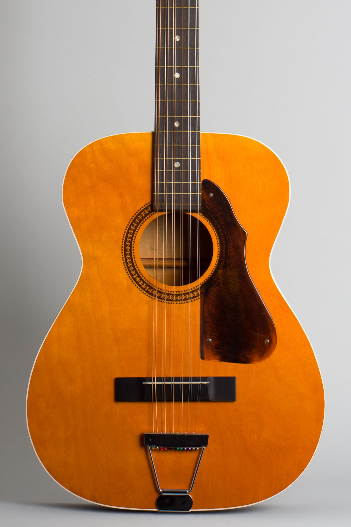 Harmony Silvertone Model 1227 12 String Flat Top Acoustic Guitar (1972)