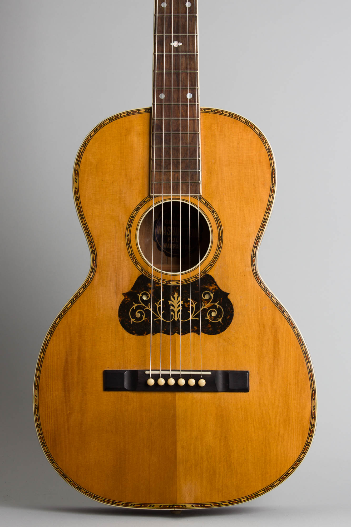 Washington Model B-330 Flat Top Acoustic Guitar (1925)
