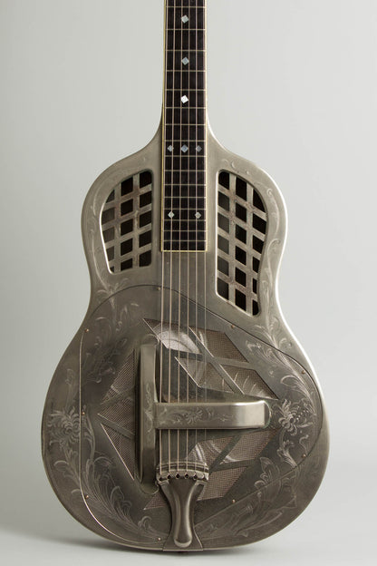 National Style 4 Tricone Squareneck Resophonic Guitar (1928)