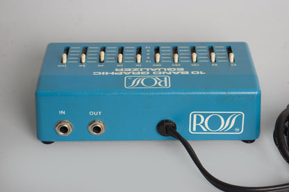 Ross 10 Band Graphic Equalizer Equalizer Pedal Effect (1980)