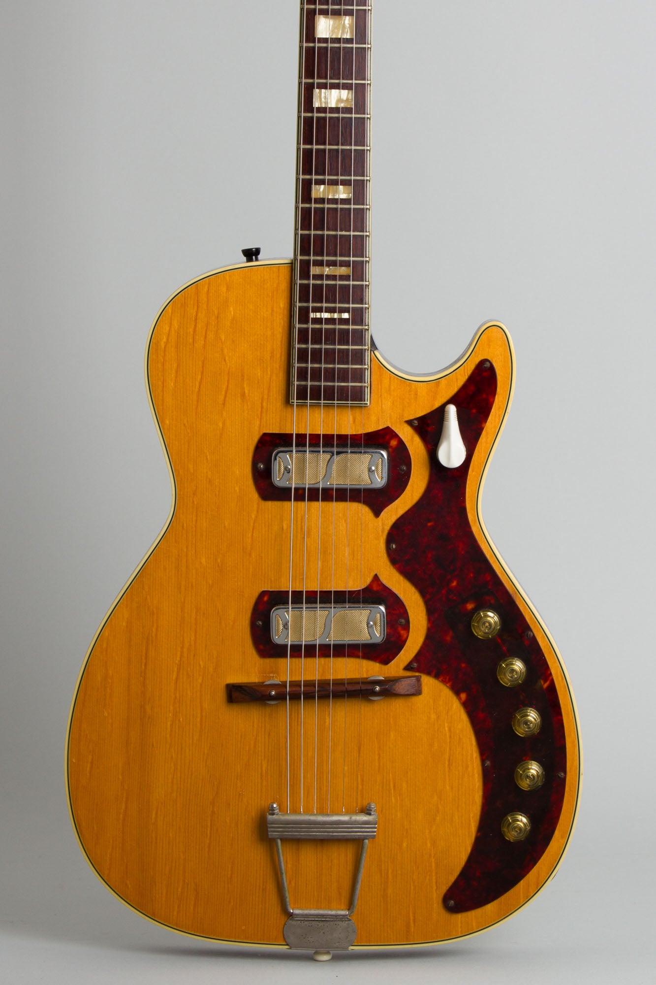 Harmony Stratotone Jupiter Semi-Hollow Body Electric Guitar (1961)