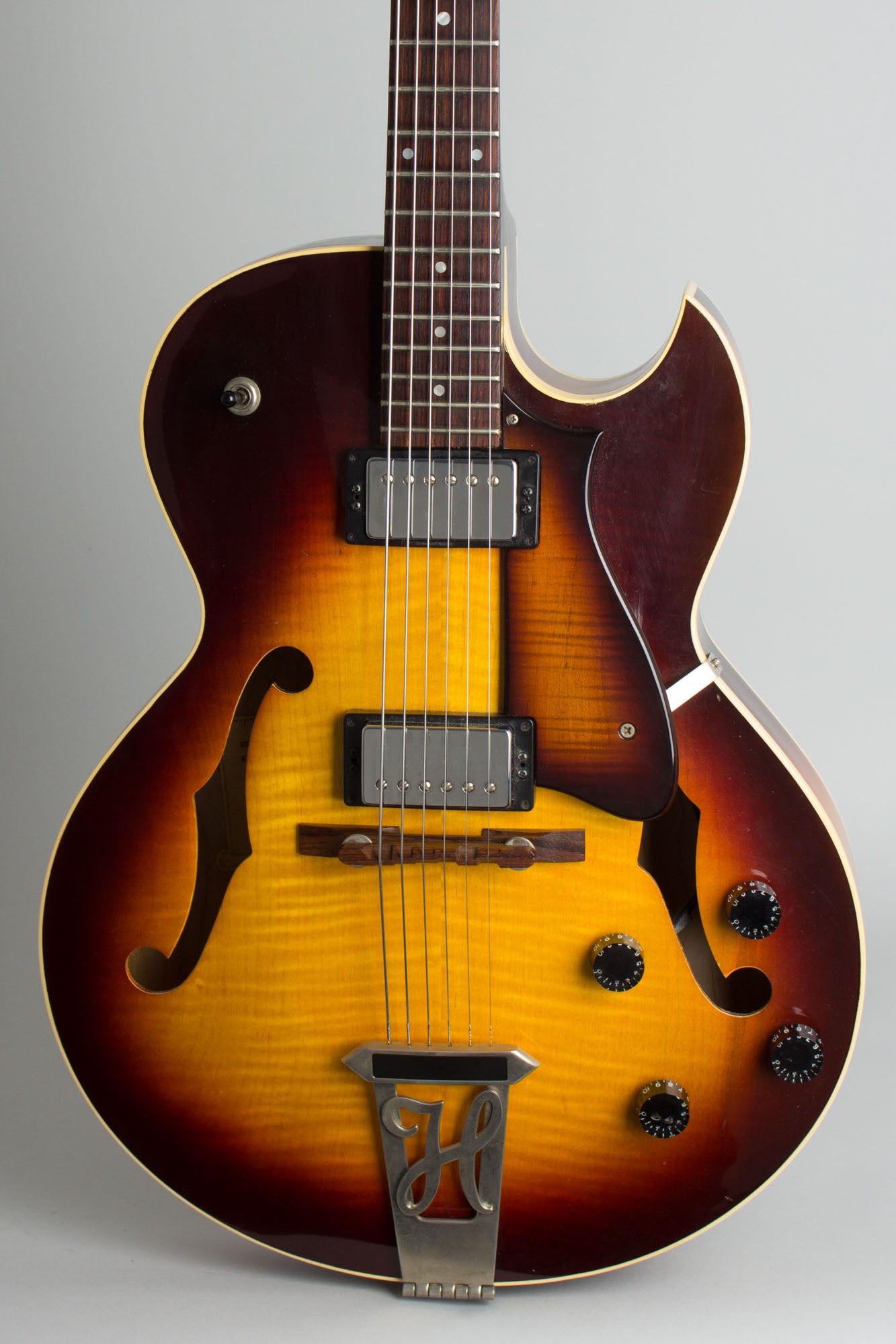 Heritage H-575 SSB Arch Top Hollow Body Electric Guitar (1998)