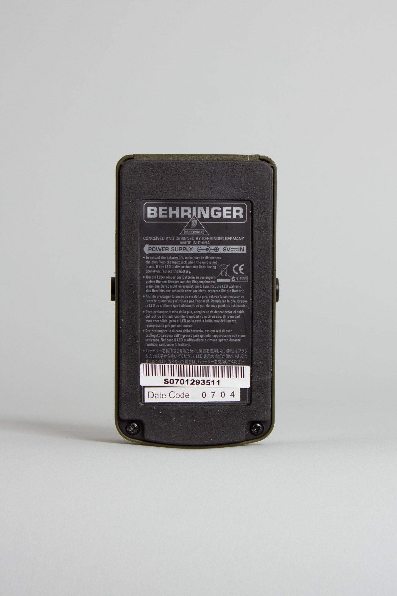 Behringer SM200 Slow Motion Owned and Used by Tom Verlaine Compression and Sustain Effect (2007)