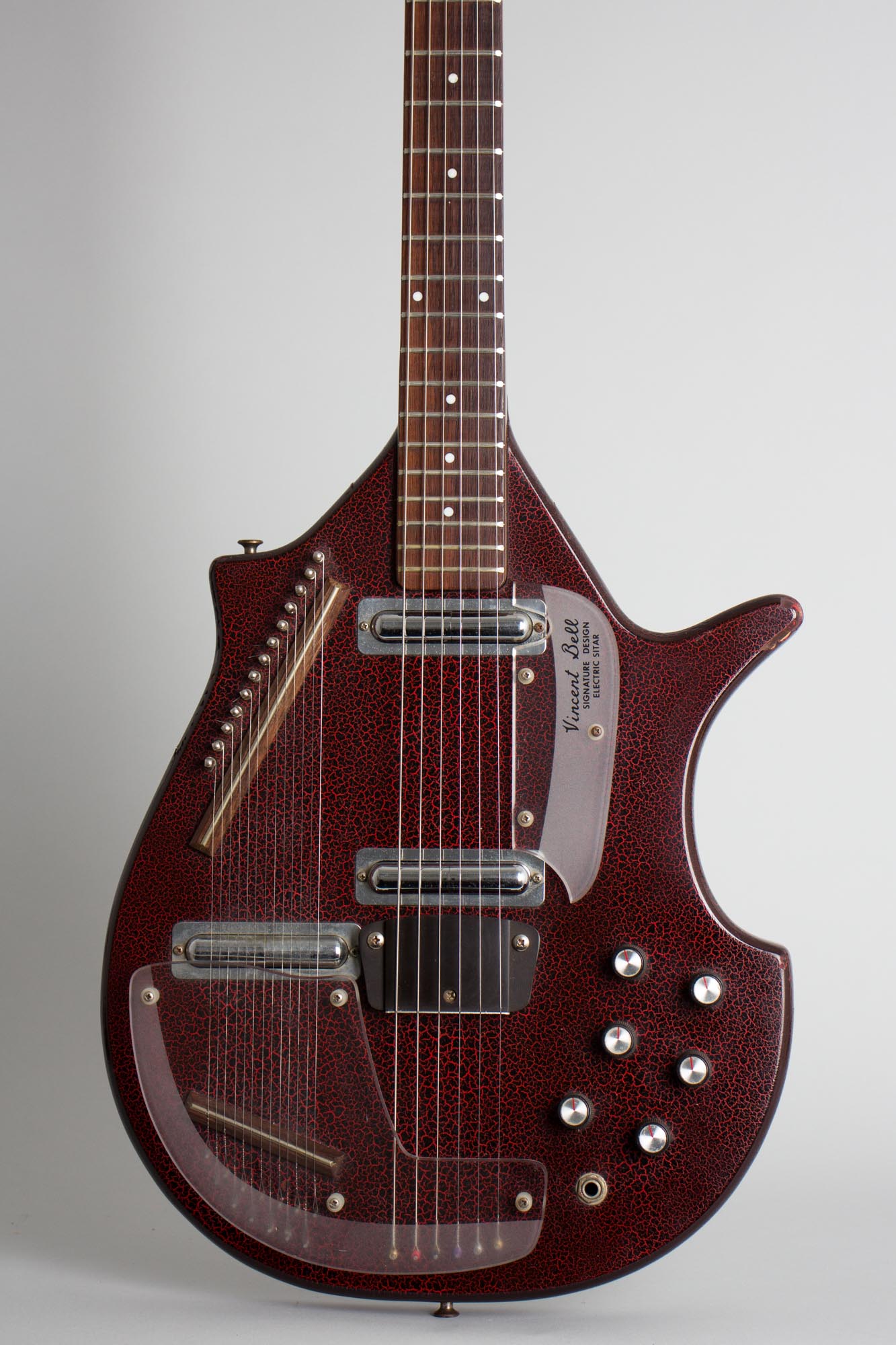 Danelectro Coral Vincent Bell Sitar Semi-Hollow Body Electric Guitar (1967)