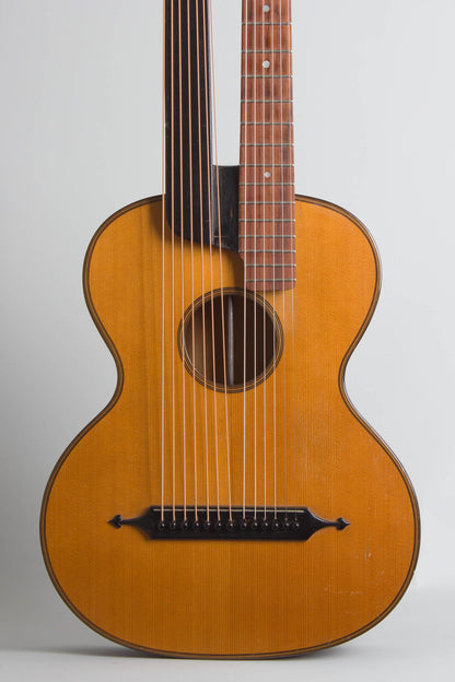 unlabelled 13 Course Schrammel Contra Harp Guitar (1950s)