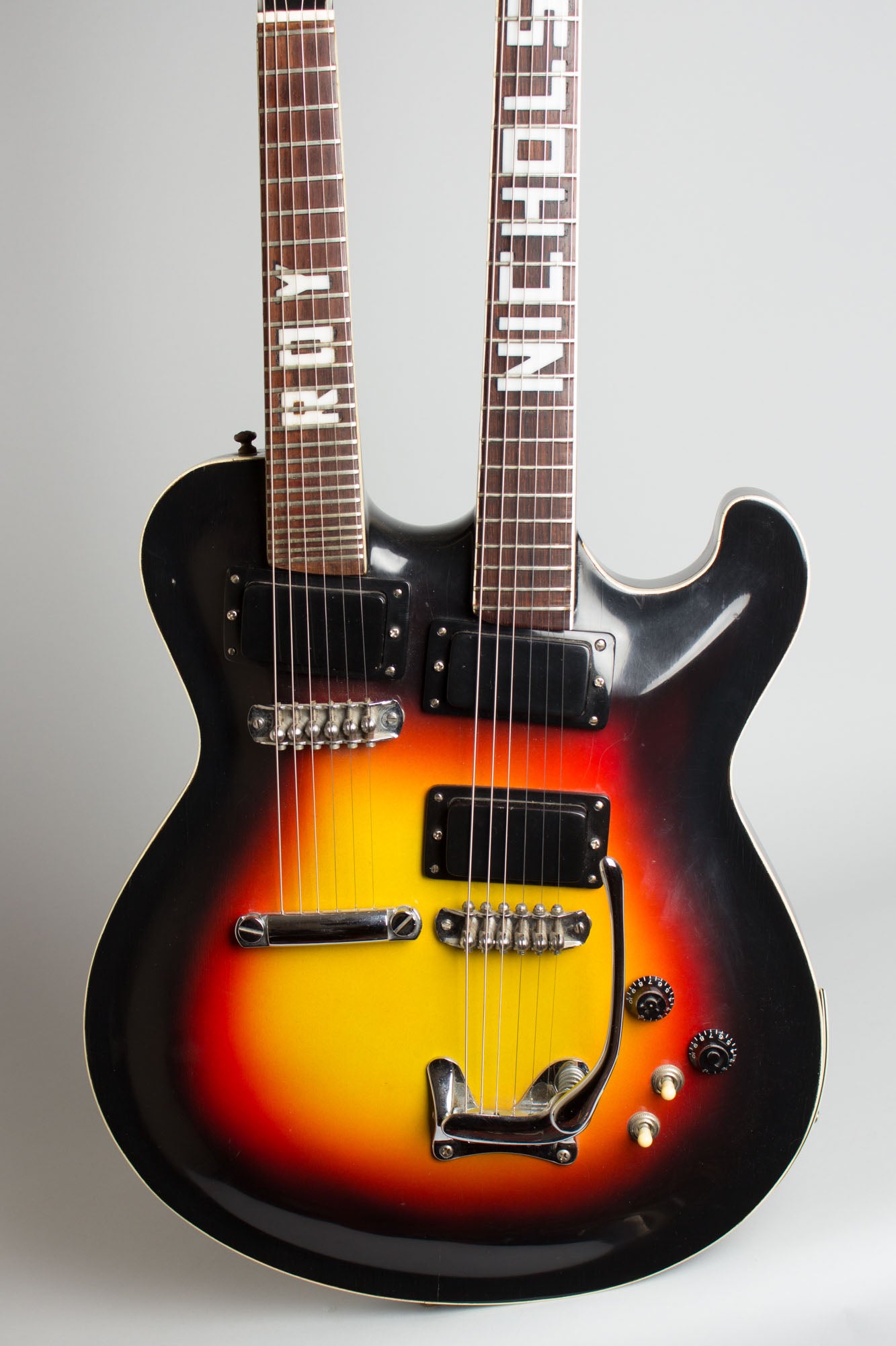 Mosrite Doubleneck Owned and played by Roy Nichols, Arch Top Hollow Body Electric Guitar (1959)