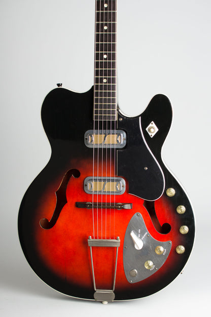 Harmony H66 Vibra-Jet Thinline Hollow Body Electric Guitar (1964)