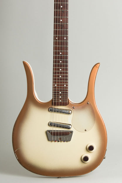Danelectro Longhorn Guitarlin Model 4123 Semi-Hollow Body Electric Guitar (1965)