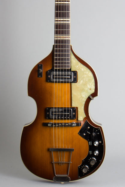 Hofner Model 459TZ Semi-Hollow Body Electric Guitar (1968)