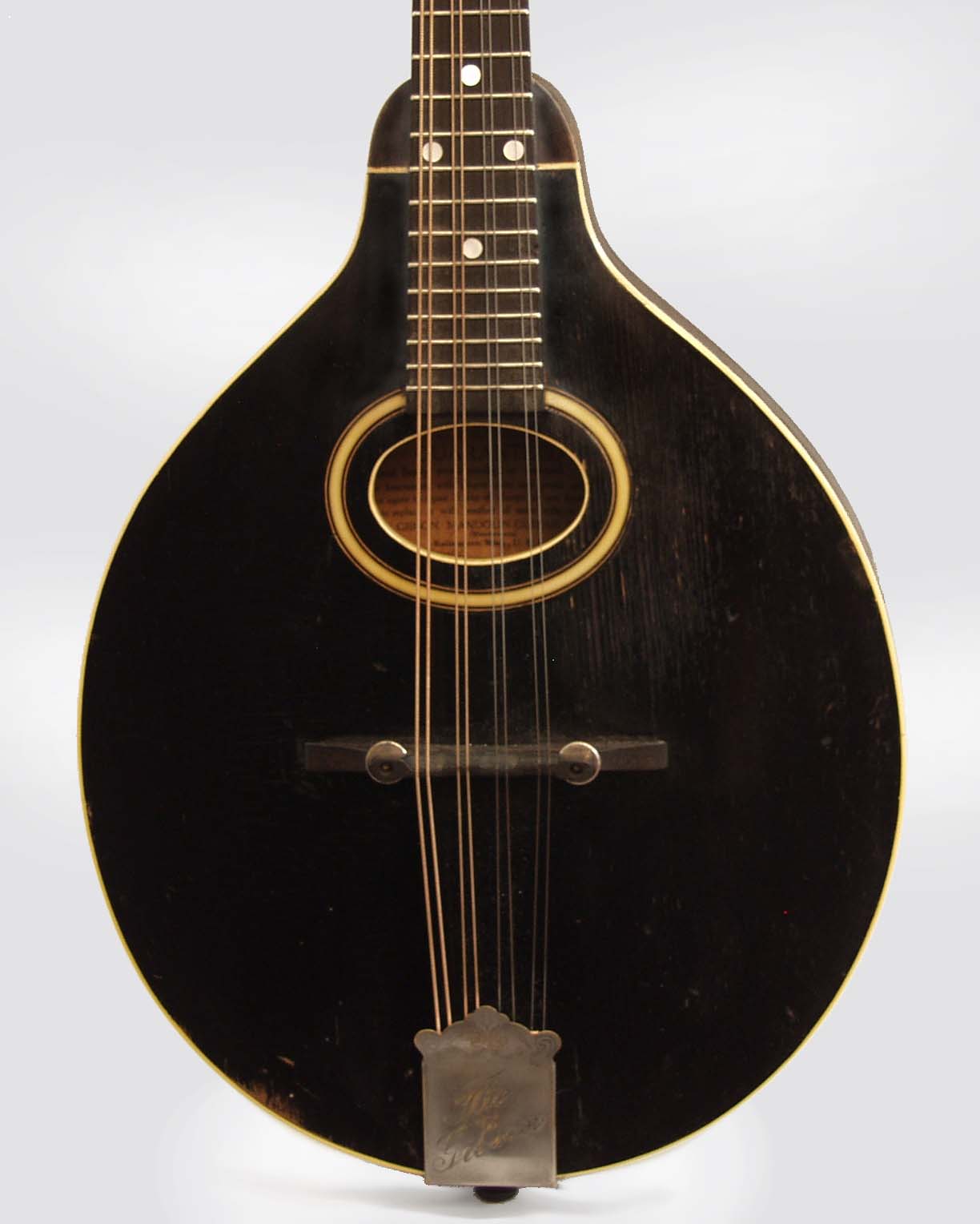 Gibson Style A ""Snakehead"" Carved Top Mandolin (1924)