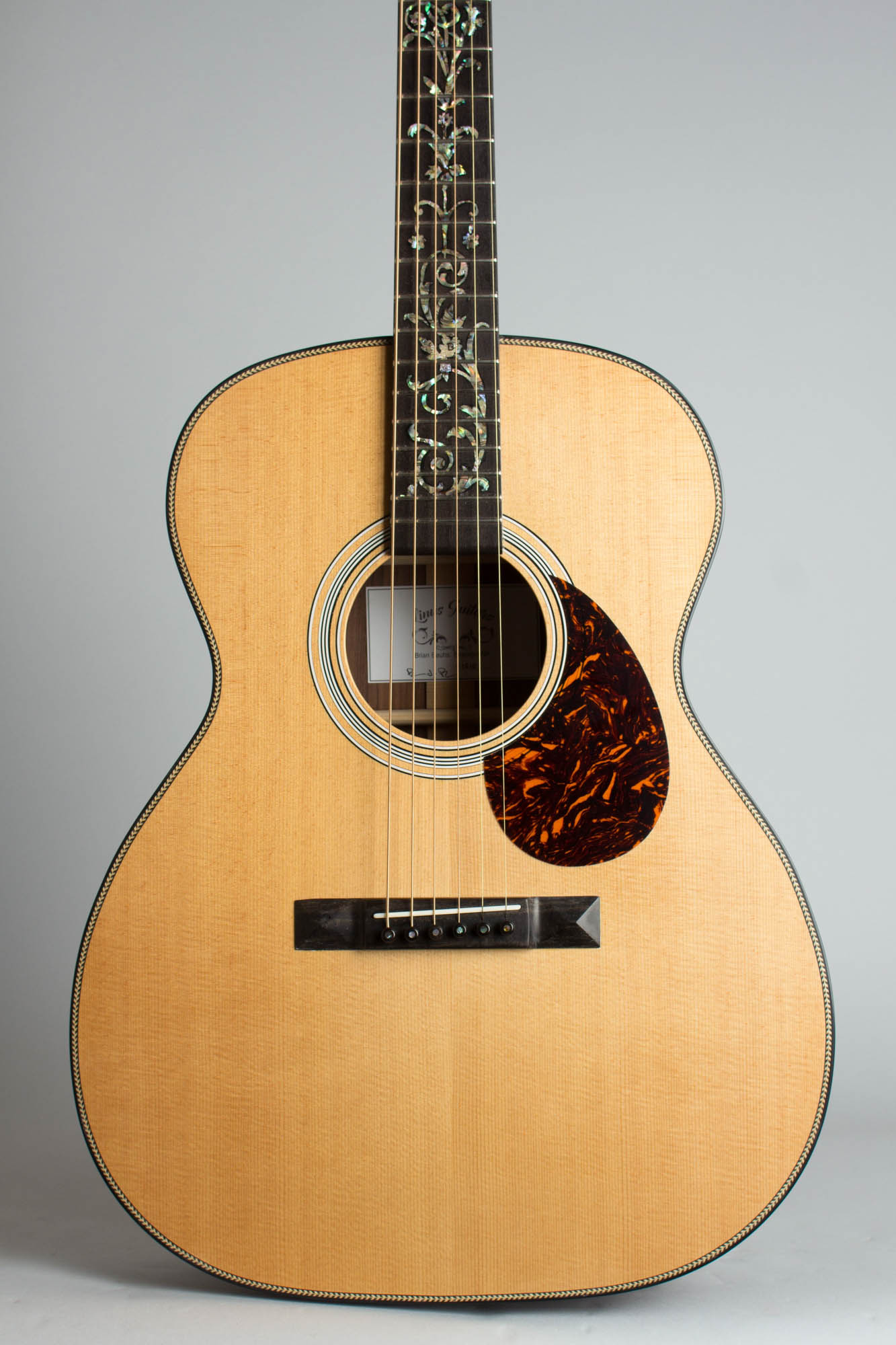 Linus Guitars OM Orchesrta Model Flat Top Acoustic Guitar (2017)
