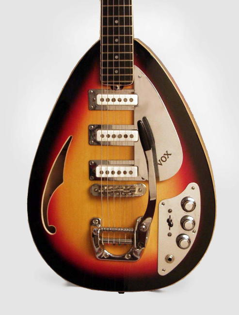 Vox Mark VI Acoustic Thinline Hollow Body Electric Guitar (1966)