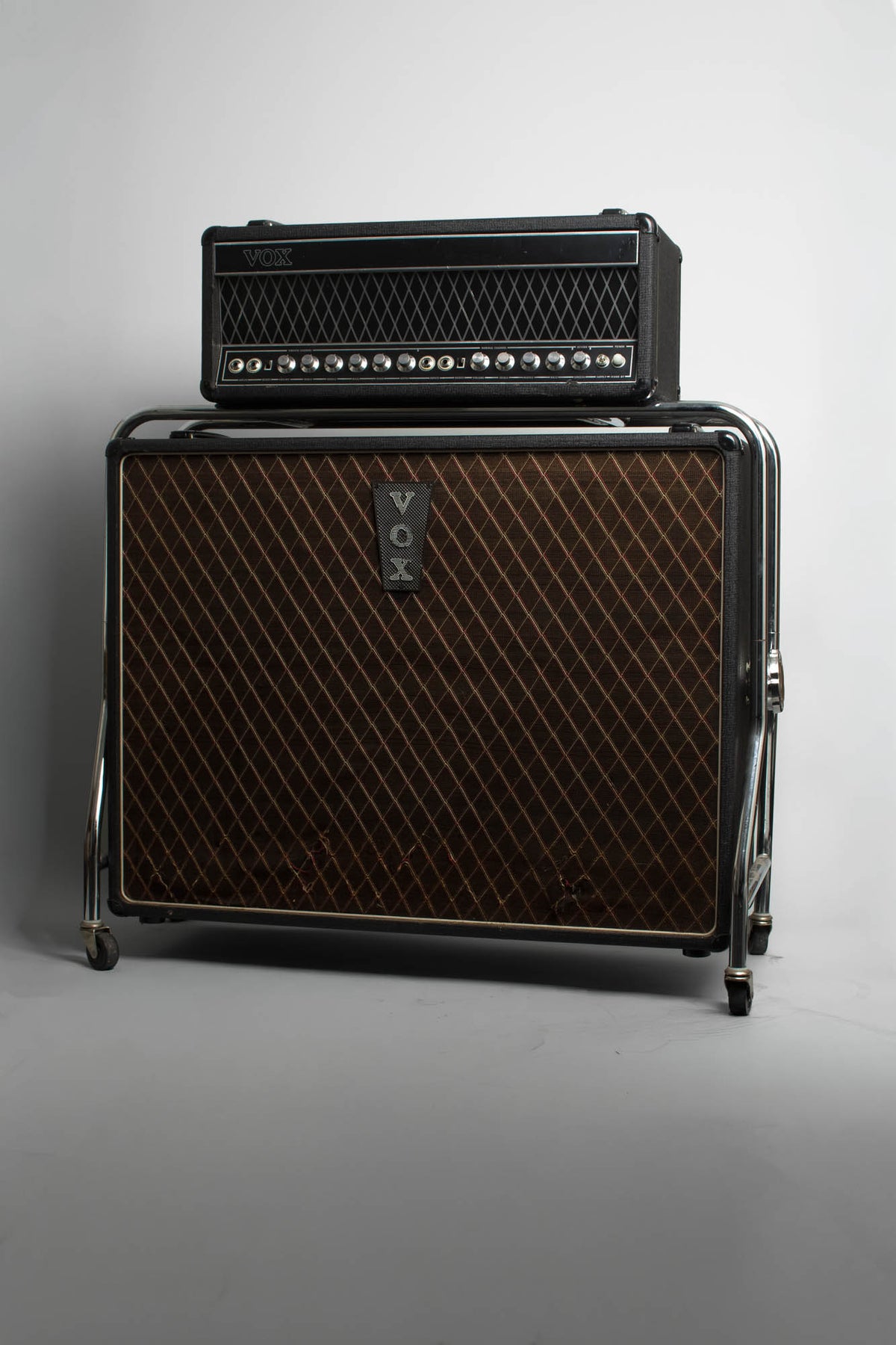 Vox Model UL 7120 Hybrid Head and Cabinet Amplifier (1966)