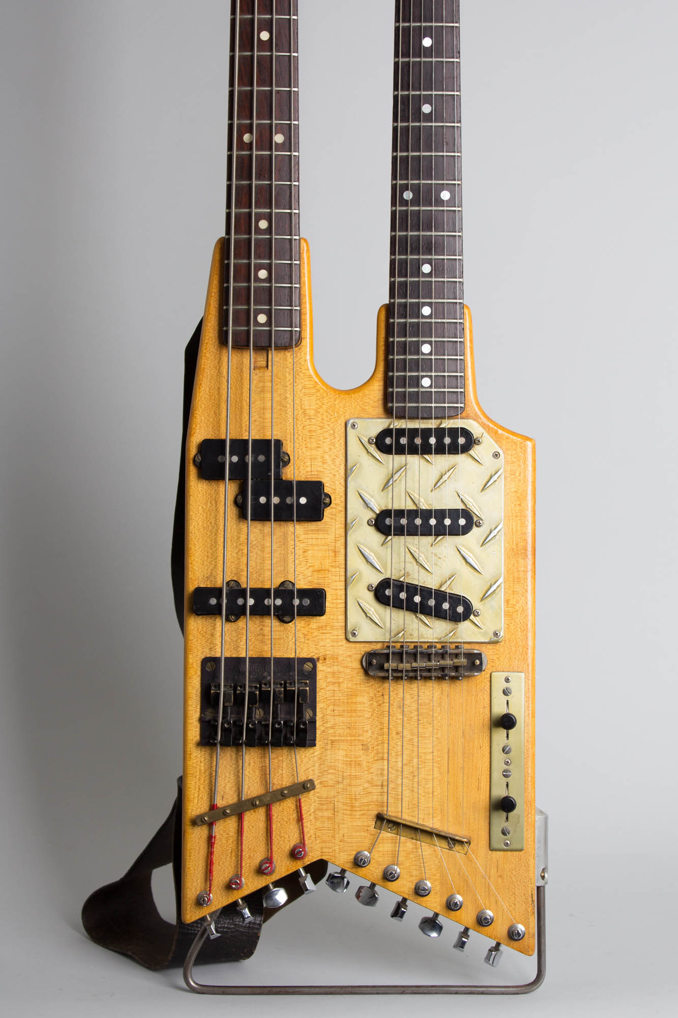 Doug Henderson Custom Double Neck built for and extensively used by Elliott Sharp Solid Body Electric Guitar (1991)