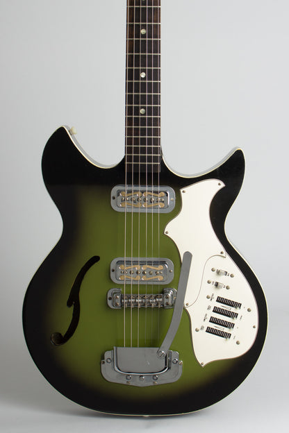 Harmony Rebel H-82G Thinline Hollow Body Electric Guitar (1969)