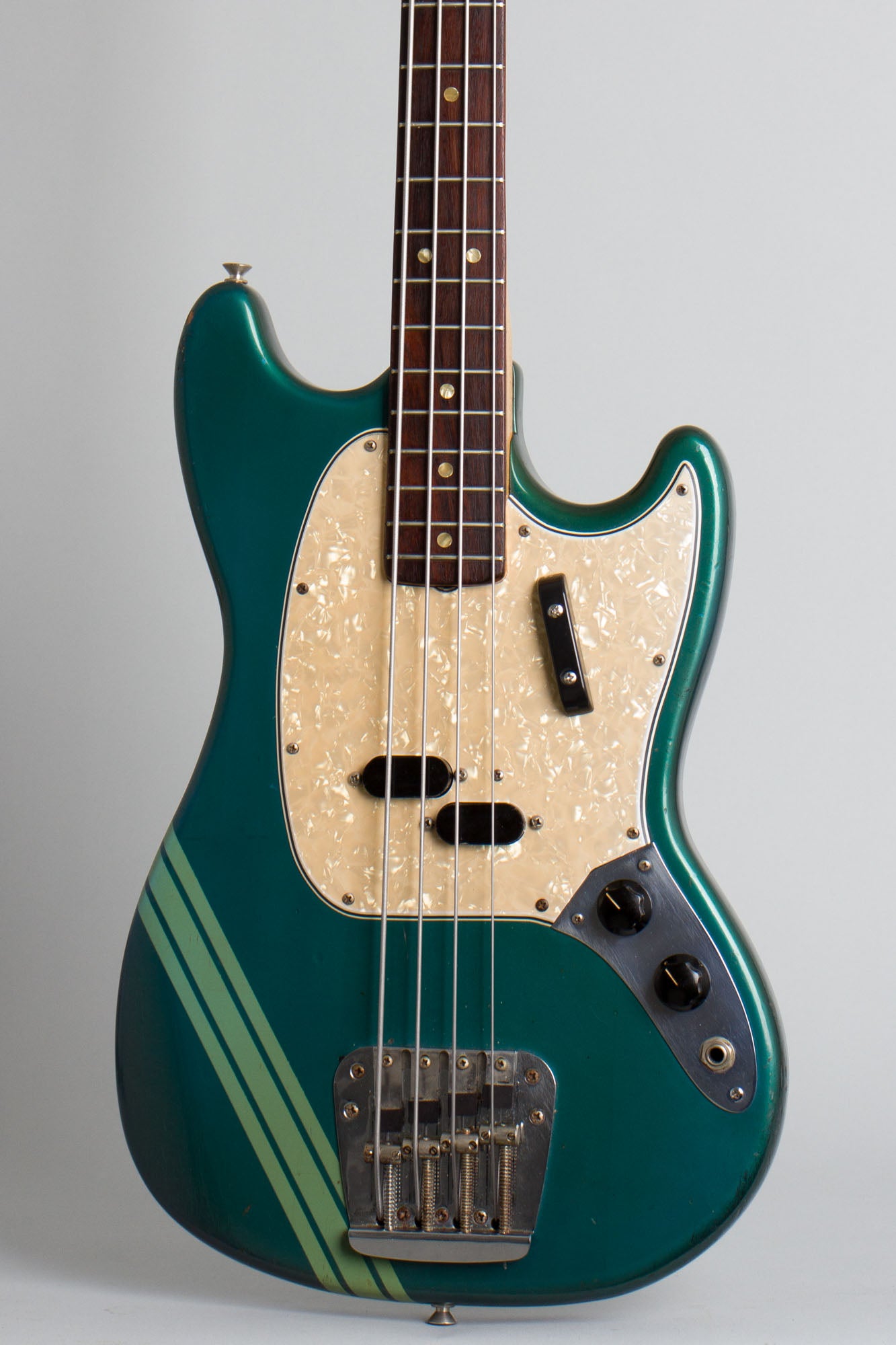 Fender Competition Mustang Solid Body Electric Bass Guitar (1972)