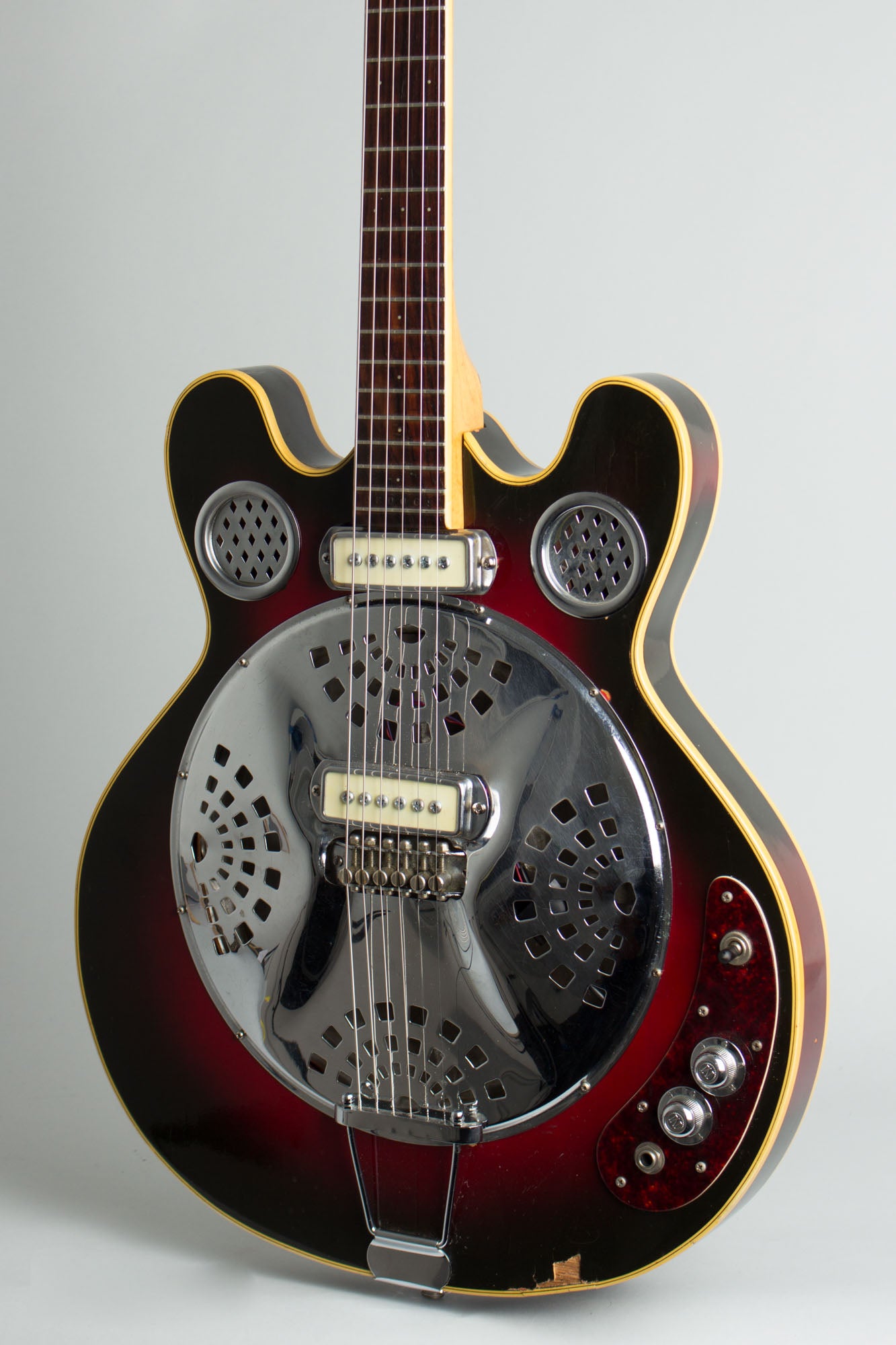 Mosrite Californian D-100 Owned and Used by Elliott Sharp Resophonic Electric Guitar (1967)