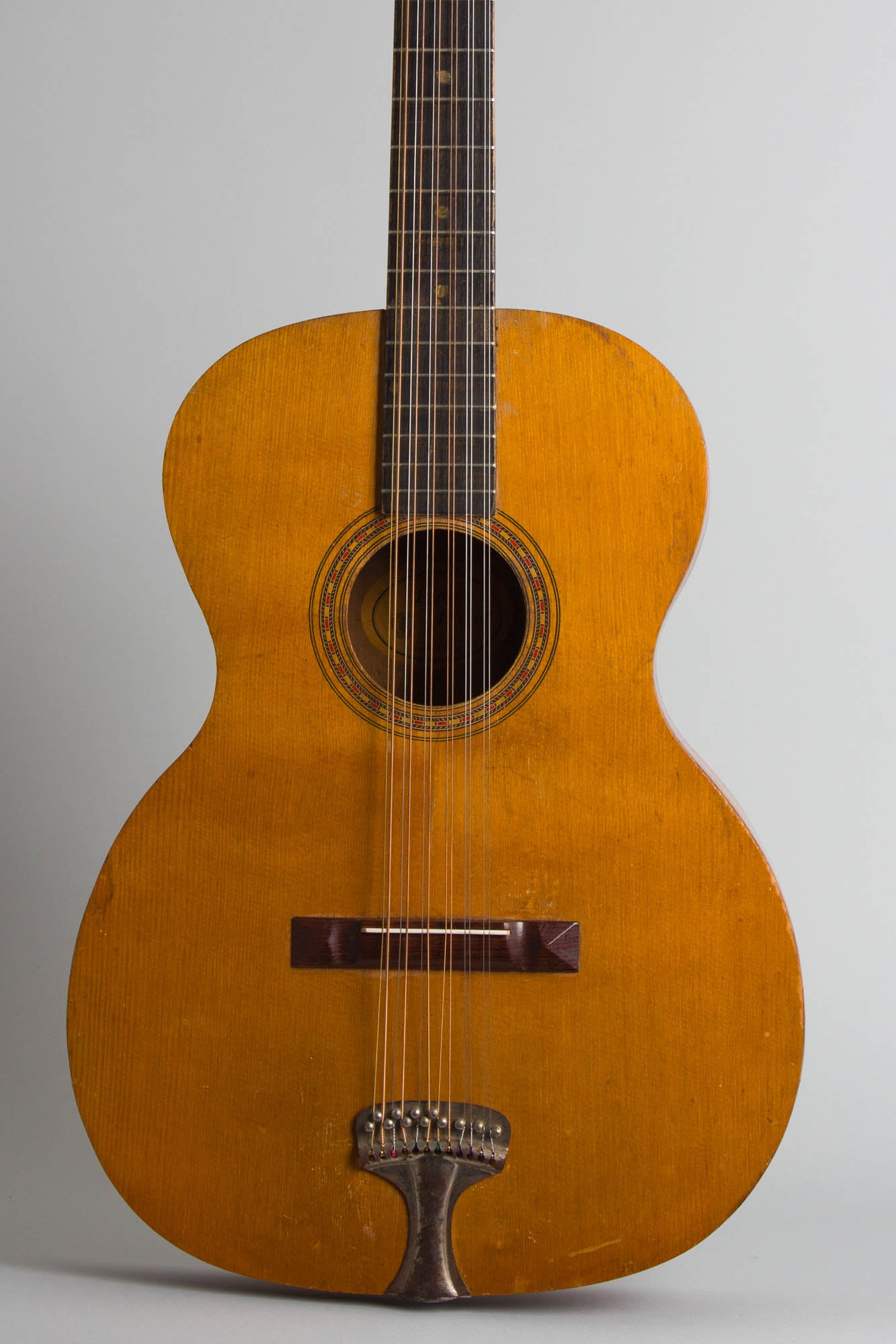 Oscar Schmidt C. Bruno & Son Lyra Model 493 12 String Flat Top Acoustic Guitar (1925)