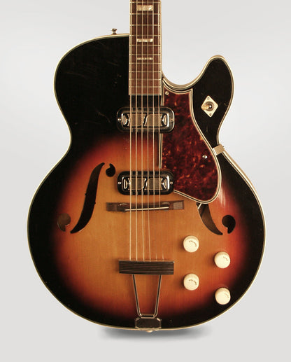 Harmony Meteor H-70 Arch Top Hollow Body Electric Guitar (1959)