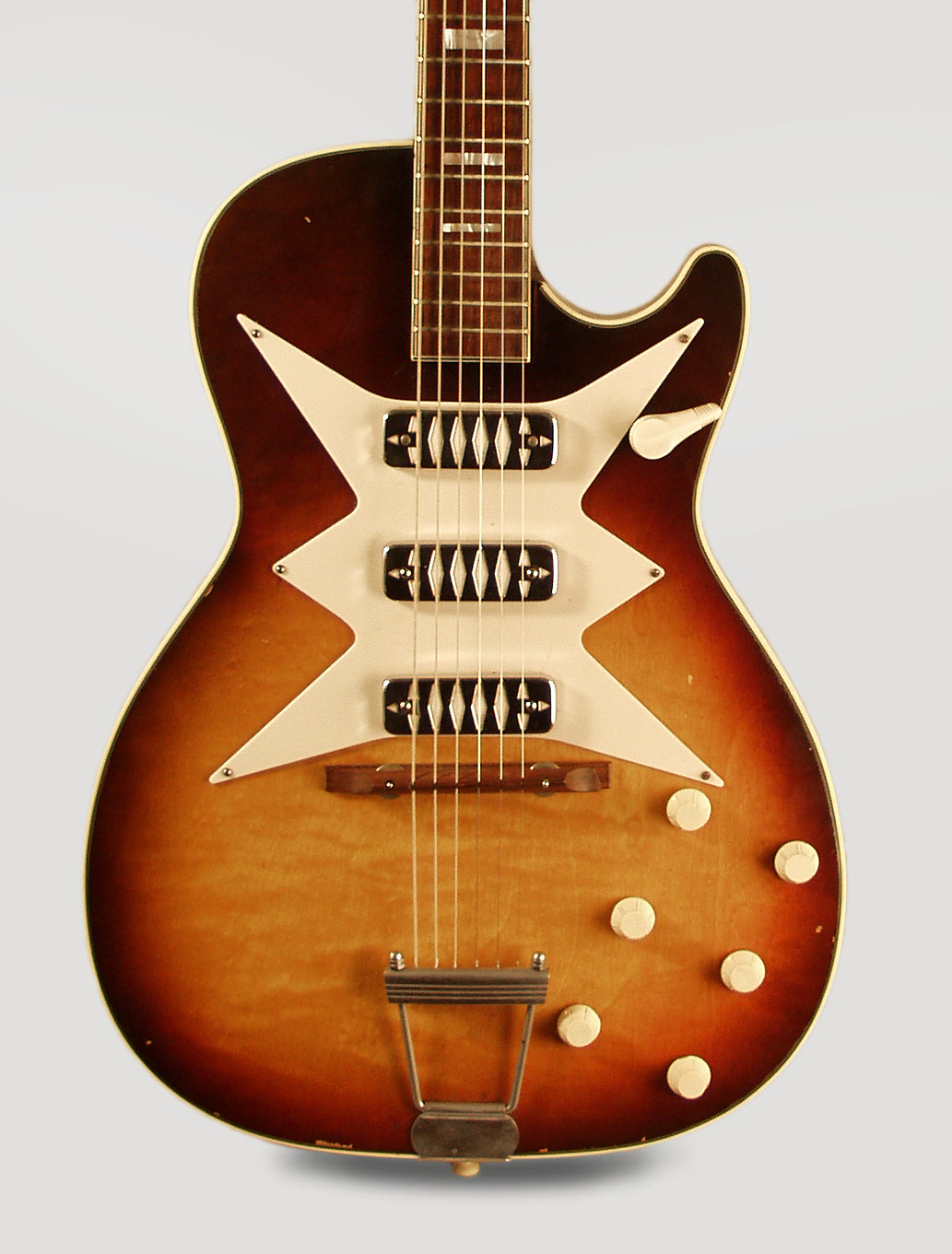 Harmony Airline Model 7209 Semi-Hollow Body Electric Guitar (1960)