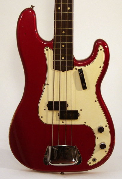 Fender Precision Bass Solid Body Electric Bass Guitar (1966)
