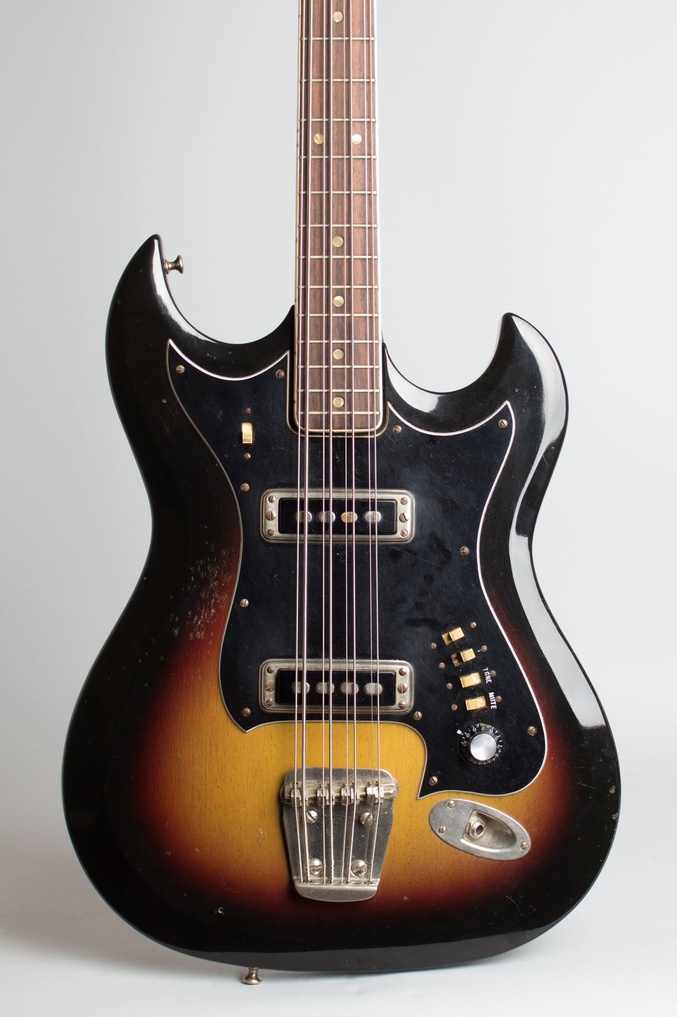 Hagstrom 8-String Bass H-8 Solid Body Electric Bass Guitar (1968)