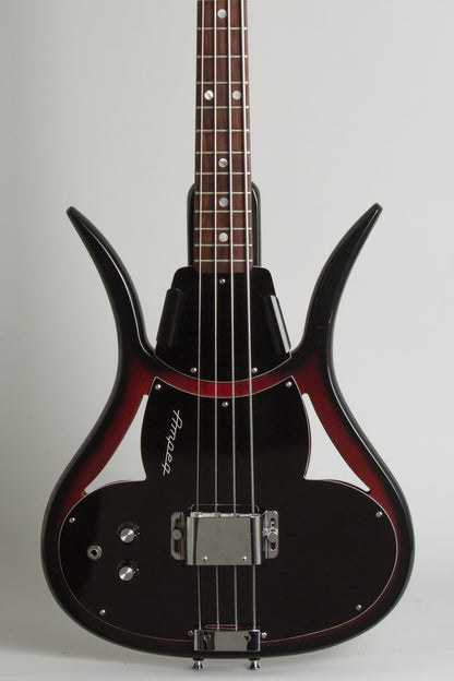 Ampeg ASB-1 LEFT HANDED Electric Bass Guitar (1967)