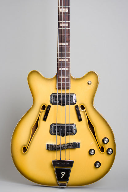 Fender Coronado Bass II Antigua Hollow Body Electric Bass Guitar (1968)