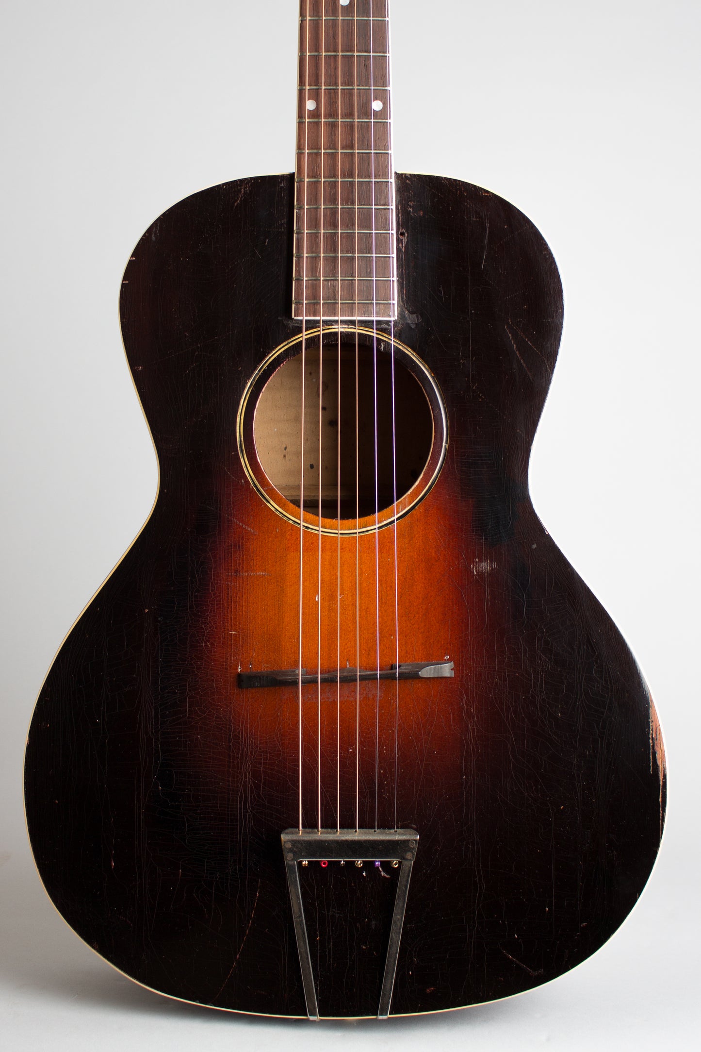 Gibson Recording King Model 681 Flat Top Acoustic Guitar (1934)