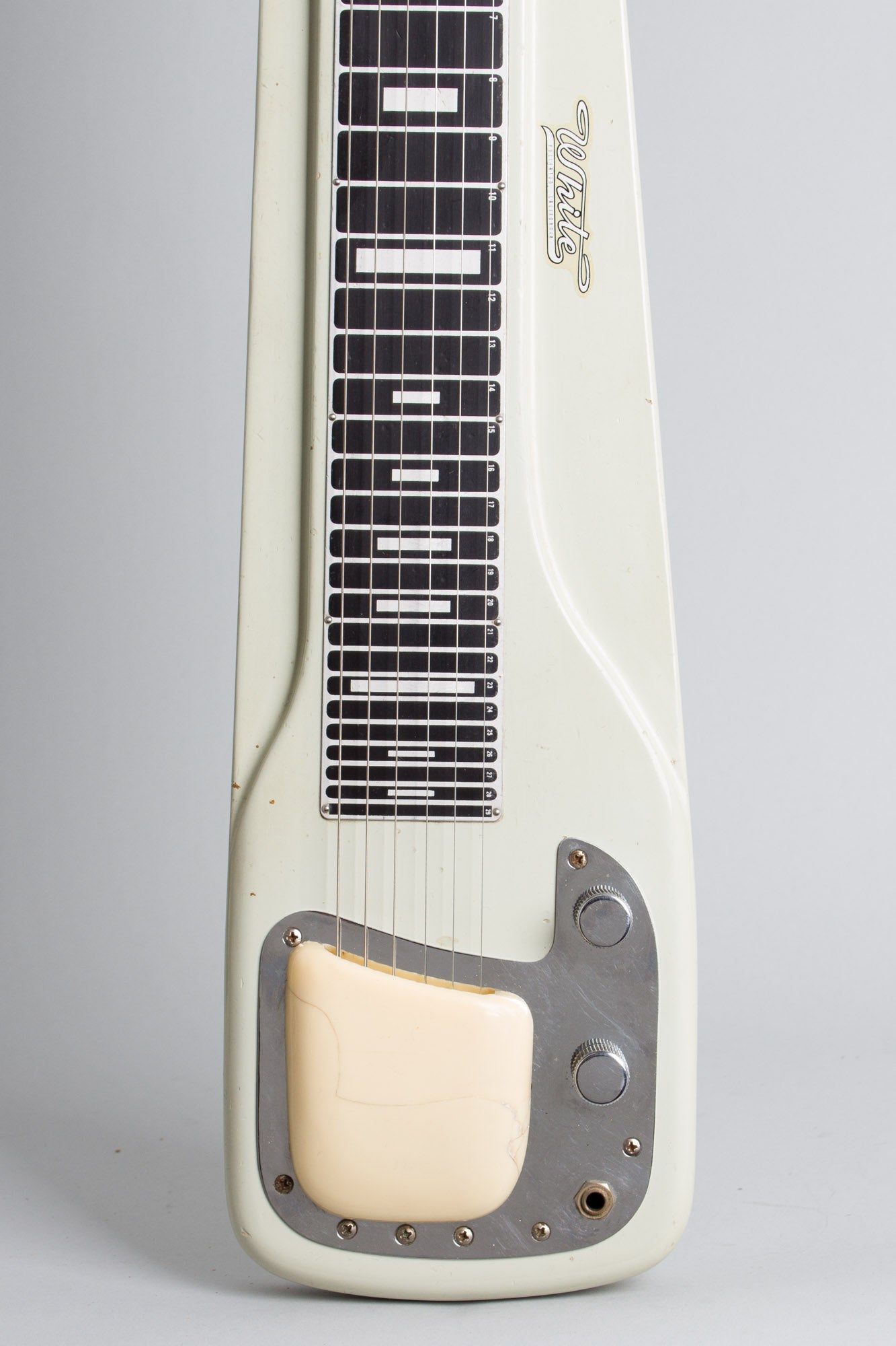 Fender White High Steel Electric Guitar (1956)