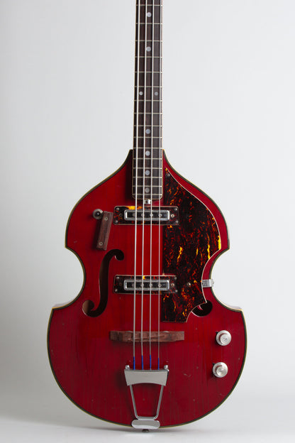 Crown Violin Bass Hollow Body Electric Bass Guitar (1966)