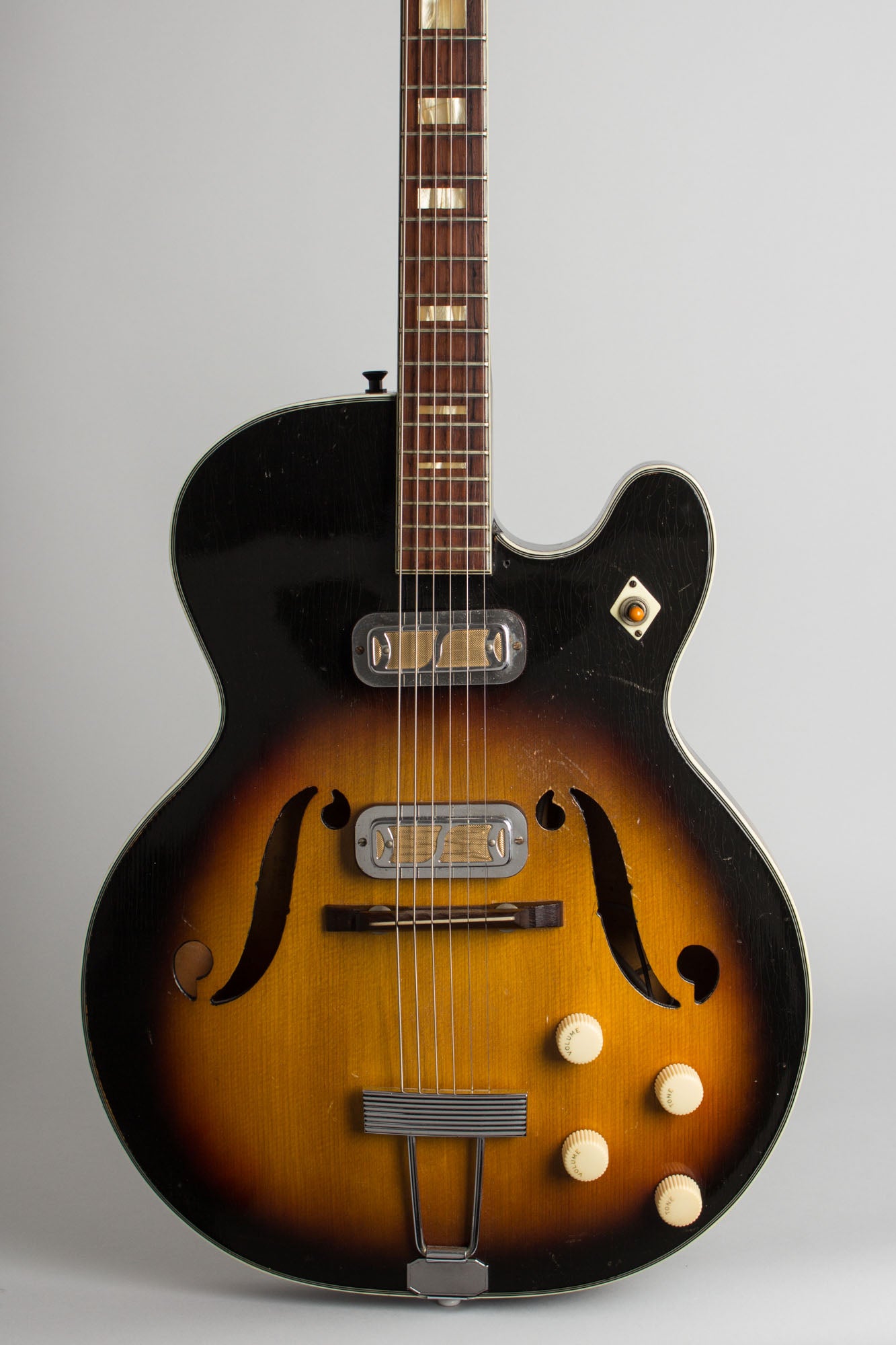 Harmony Meteor H-70 Arch Top Hollow Body Electric Guitar (1961)
