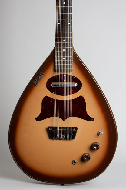 Danelectro Bellzouki Model 7010 12 String Semi-Hollow Body Electric Guitar (1965)
