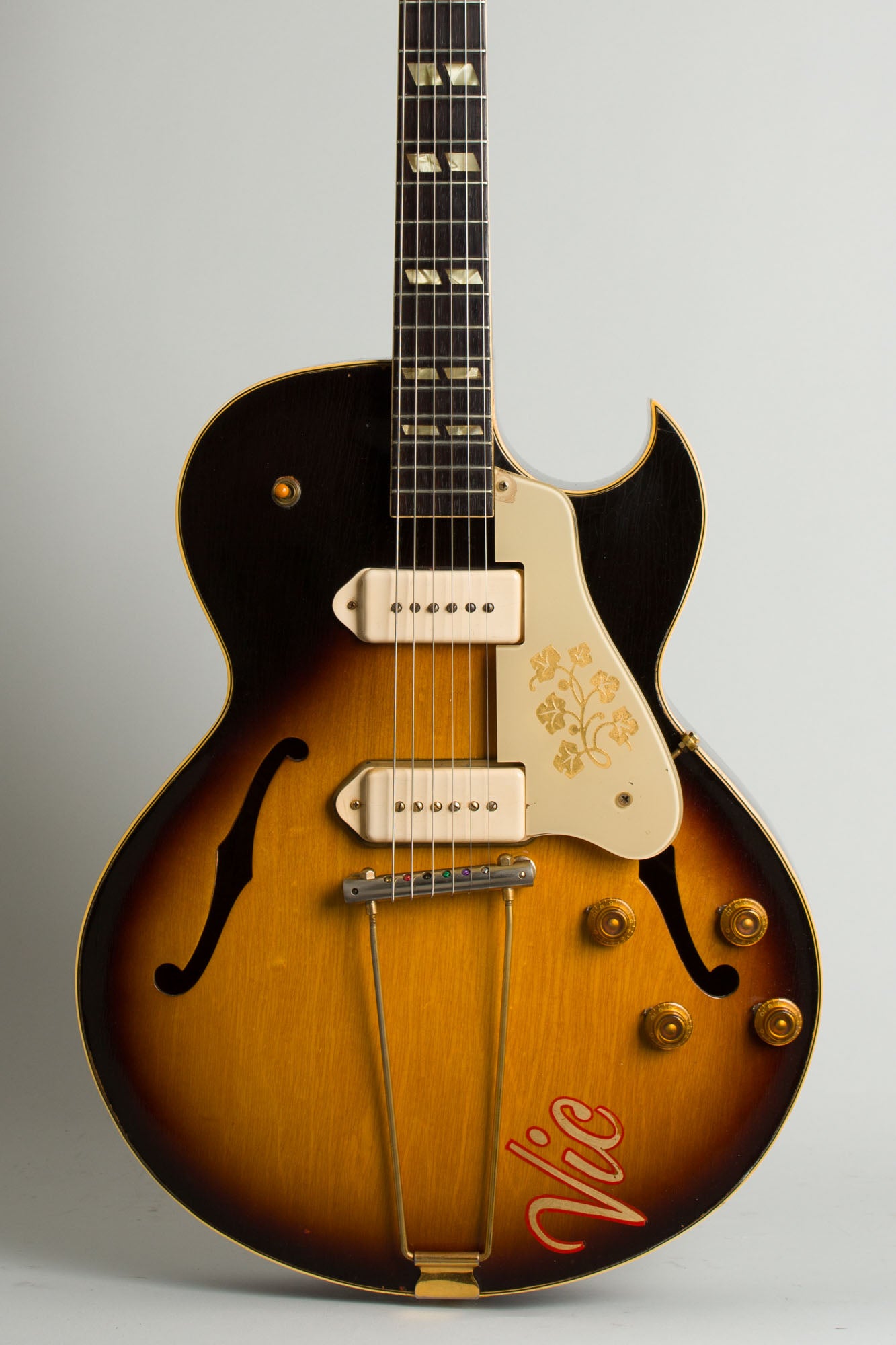 Gibson ES-295 Sunburst Custom Arch Top Hollow Body Electric Guitar (1953)