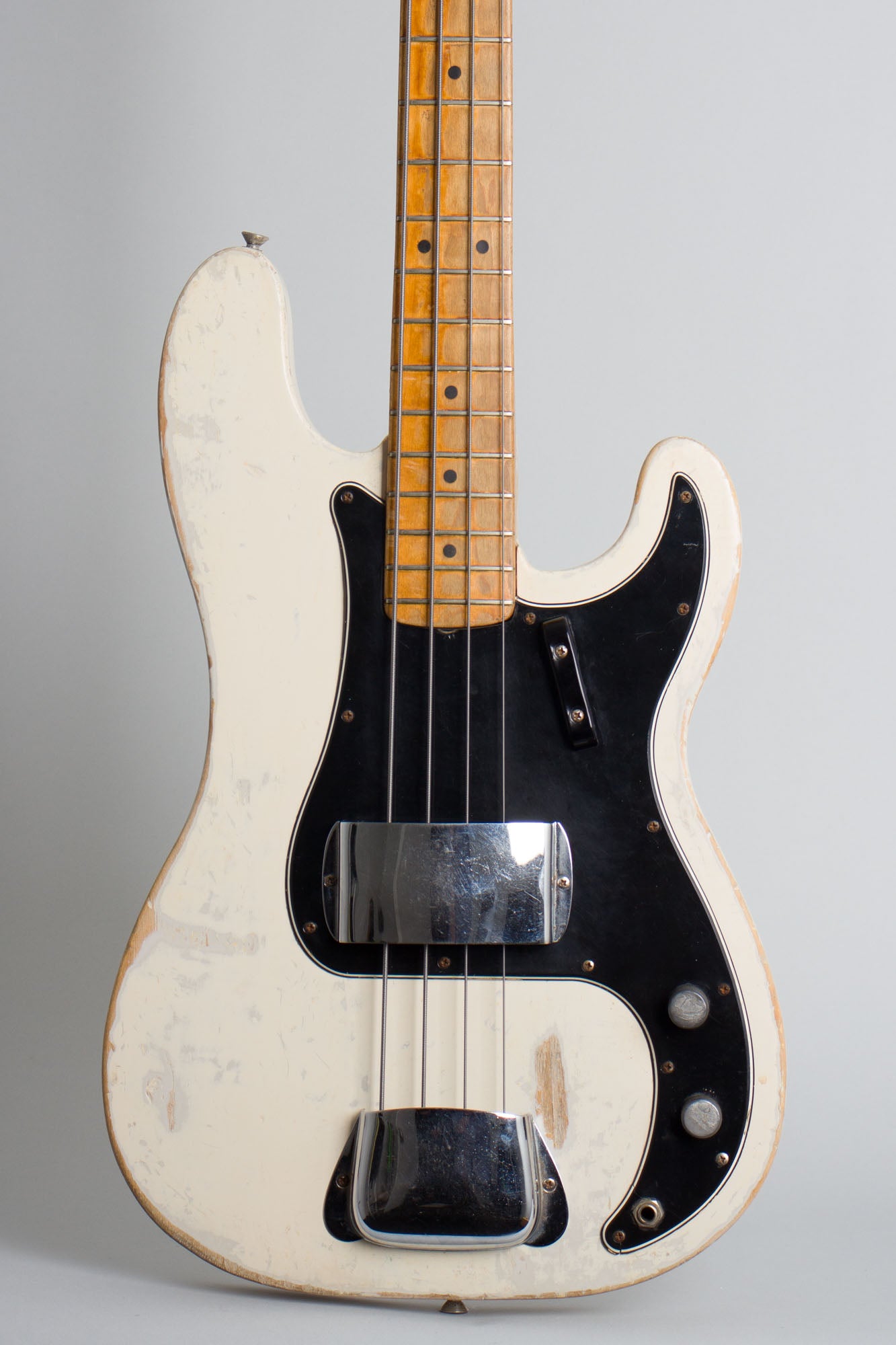 Fender Slab Body Precision Solid Body Electric Bass Guitar (1966)