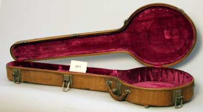 Gibson Electric Plectrum/5 string Red-Line Banjo Case (1939)