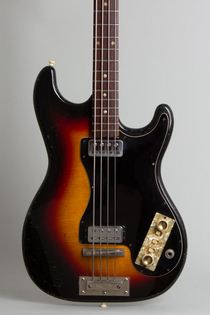 Hofner Model 182E2 Solid Body Electric Bass Guitar (1966)